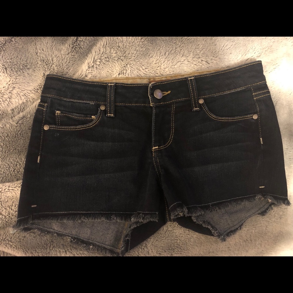 PAIGE Silver Lake Denim Jean Shorts